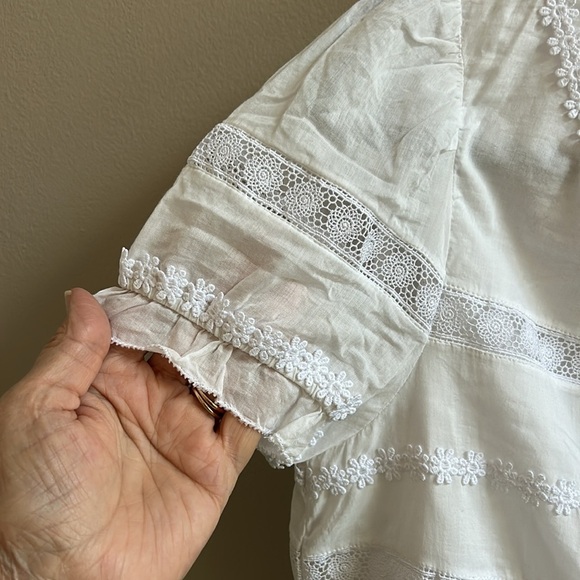 J Crew Daisy Chain Peplum Top Size XS - Picture 2 of 12